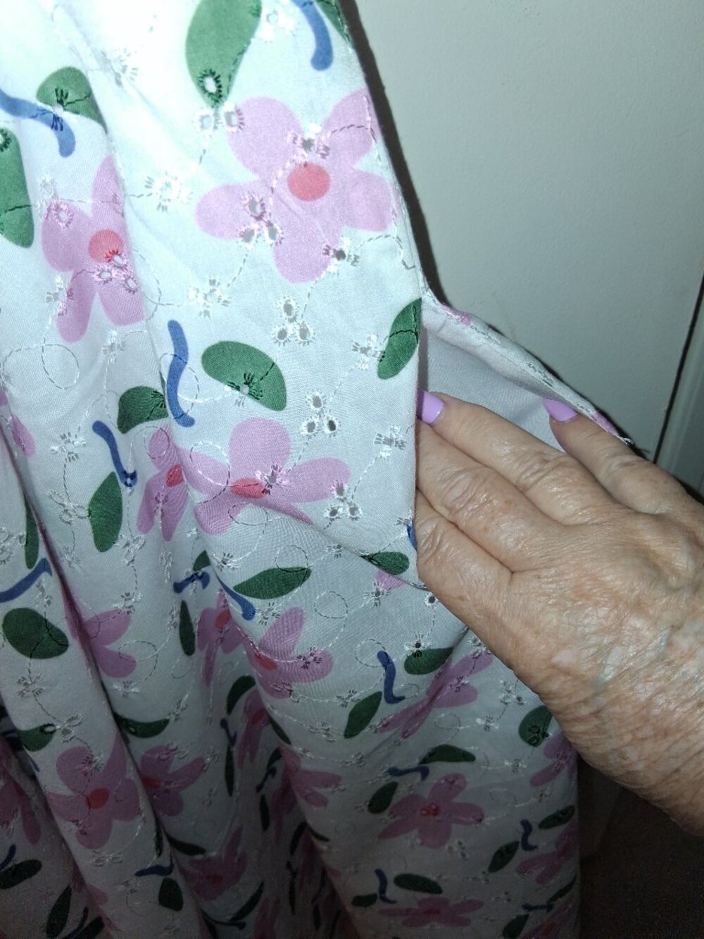 Pink White Swing Dress, M, NWT - Picture 3 of 6